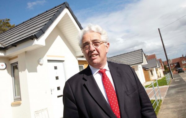 Robert Napier, Chair of the Homes and Communities Agency (HCA), visited Kibblesworth (see photo above) to view progress and meet residents in their new homes.